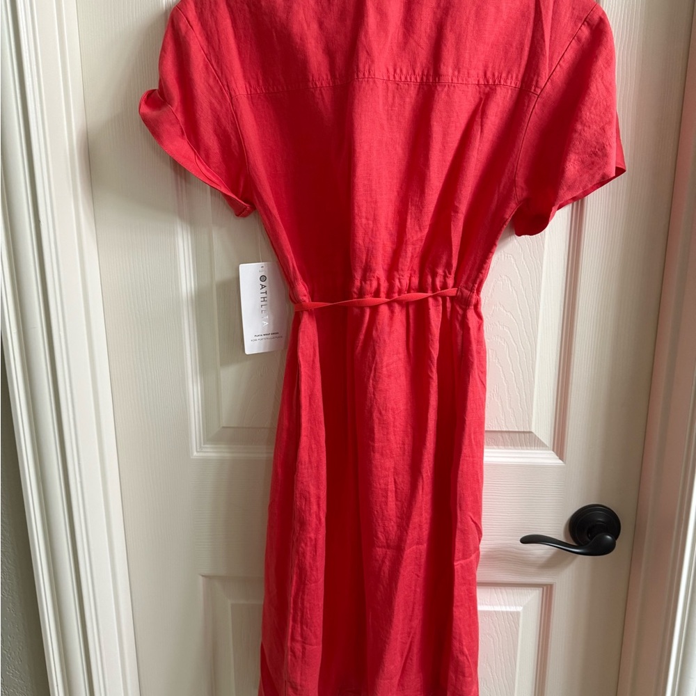 Athleta Playa Wrap Linen Dress - Picture 2 of 3